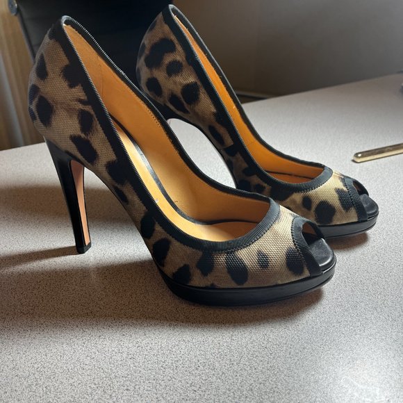 CASADEI shoes Pumps Heels Leopard Print - Picture 2 of 3